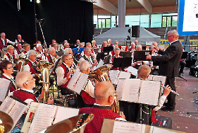 Seniorenblasorchester beim Wertungsspiel in der Arena Geisingen 2023_20