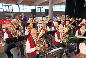 Seniorenblasorchester beim Wertungsspiel in der Arena Geisingen 2023_21