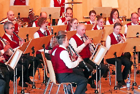 Musikkapelle Wolterdingen beim Wertungsspiel_4