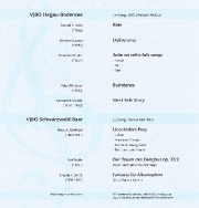 Konzertprogramm Geisingen 2015